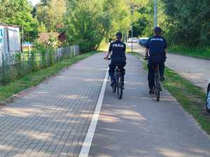 policyjny patrol rowerowy