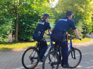 policyjny patrol rowerowy