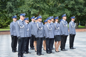 policjanci węgorzewskiej Policji