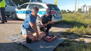 policjanta i kierowca