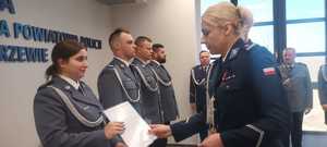 Uroczyste wręczenie aktów mianowania w Komendzie Powiatowej Policji w Węgorzewie