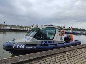 Węgorzewscy policjanci przygotowani do służby na wodzie
