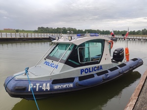 Węgorzewscy policjanci przygotowani do służby na wodzie