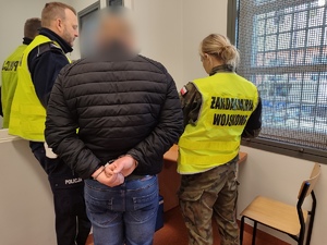 Wspólne działania Policji i Żandarmerii Wojskowej zatrzymany nietrzeźwy kierujący
