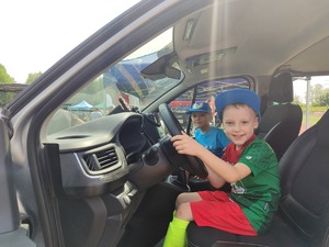 Obchody Dnia Dziecka z udziałem węgorzewskich policjantek