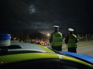 Policjanci w trakcie trwania działań "Znicz 2025” w powiecie węgorzewskim