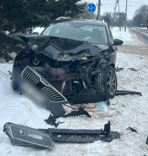 Miejsce zdarzenie drogowego